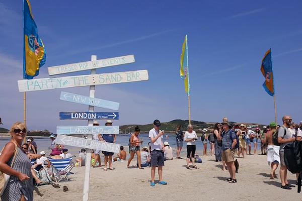 Low tide events on the Isles of Scilly